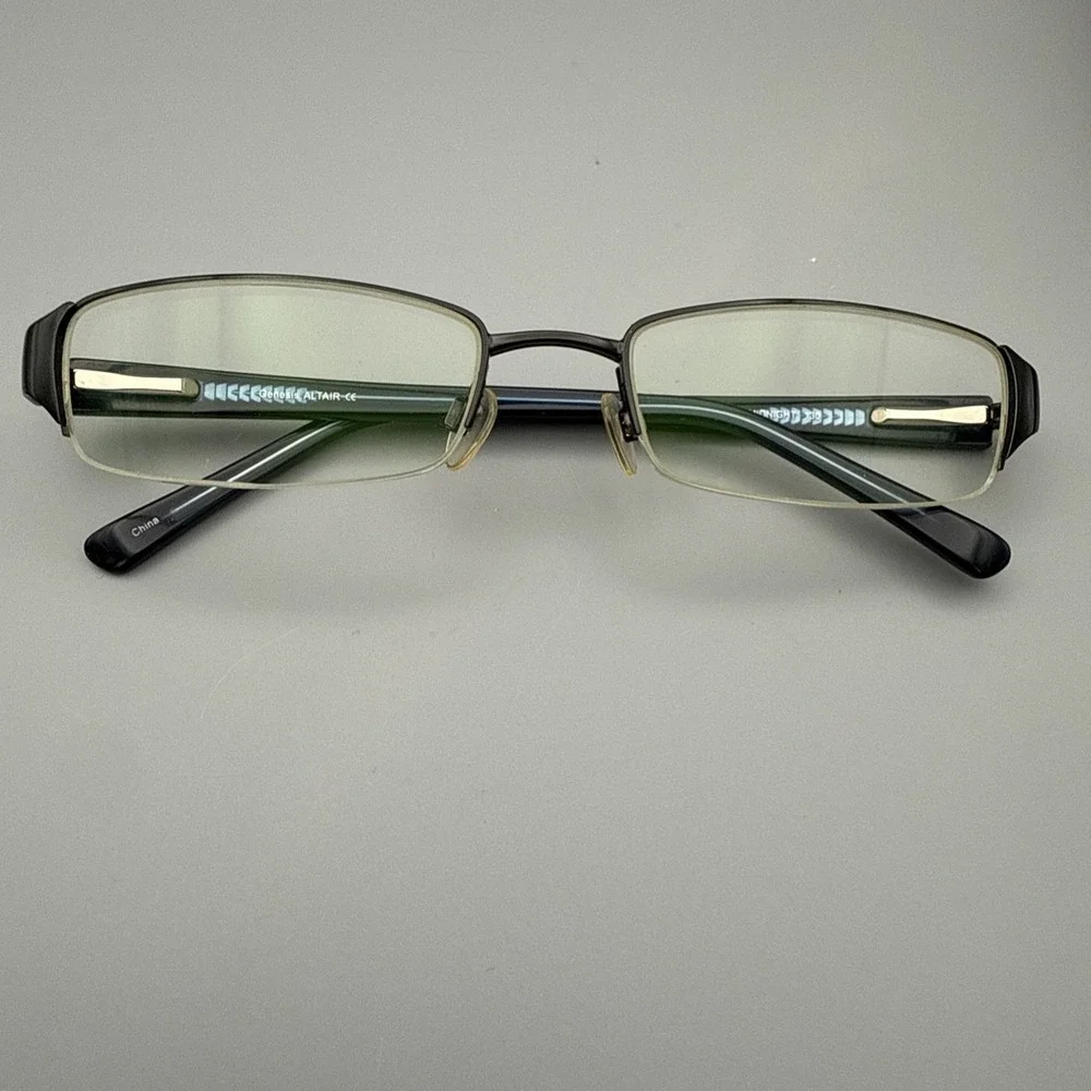 Altair Genesis Eyeglass Frames ALTAIR Midnight SemiRimless Model 2042 & Case HOT